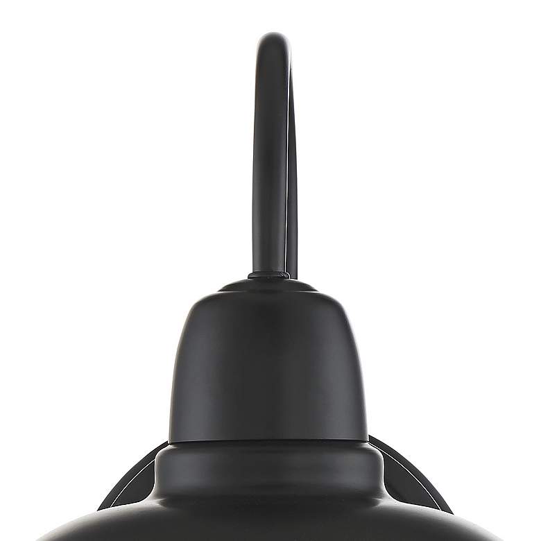 Image 4 Urban Barn 11 1/4" High Black Indoor-Outdoor Wall Light more views