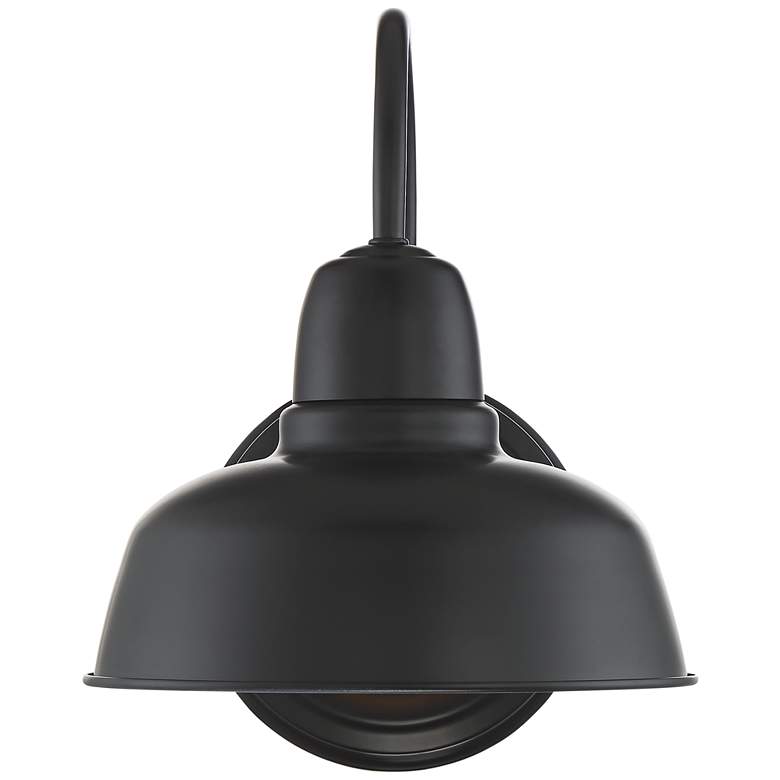 Image 6 Urban Barn 11 1/4 inch High Black Indoor-Outdoor Wall Light more views