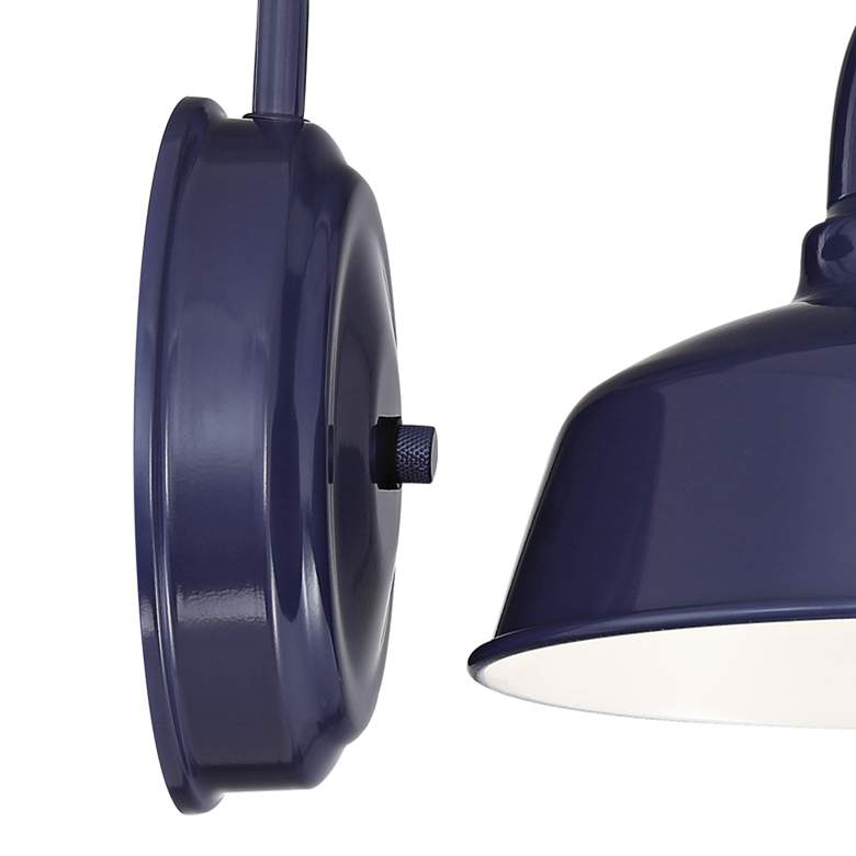 Image 4 Urban Barn 11 1/4" High Blue Indoor-Outdoor Wall Light more views