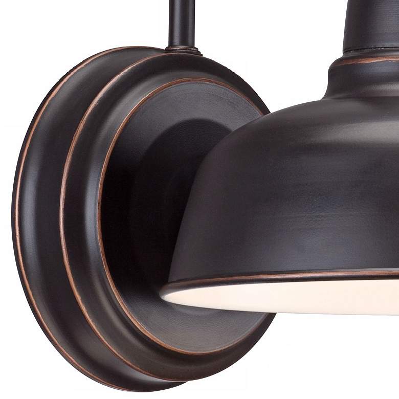 Image 5 Urban Barn 11 1/4" High Bronze Indoor-Outdoor Wall Light more views