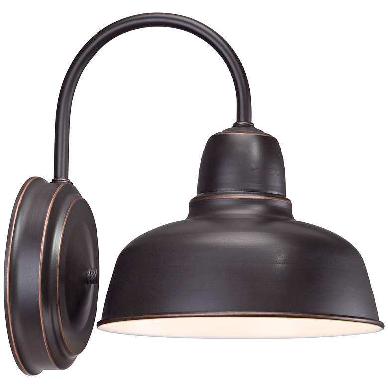 Image 6 Urban Barn 11 1/4" High Bronze Indoor-Outdoor Wall Light more views
