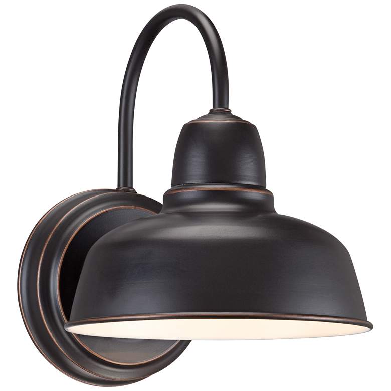 Image 3 Urban Barn 11 1/4" High Bronze Wall Sconce