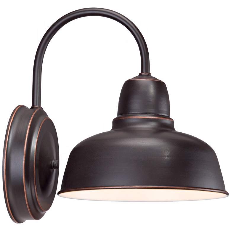 Image 6 Urban Barn 11 1/4 inch High Bronze Wall Sconce more views