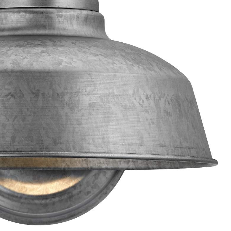 Image 2 Urban Barn 13 inch High Galvanized Steel Wall Sconce more views