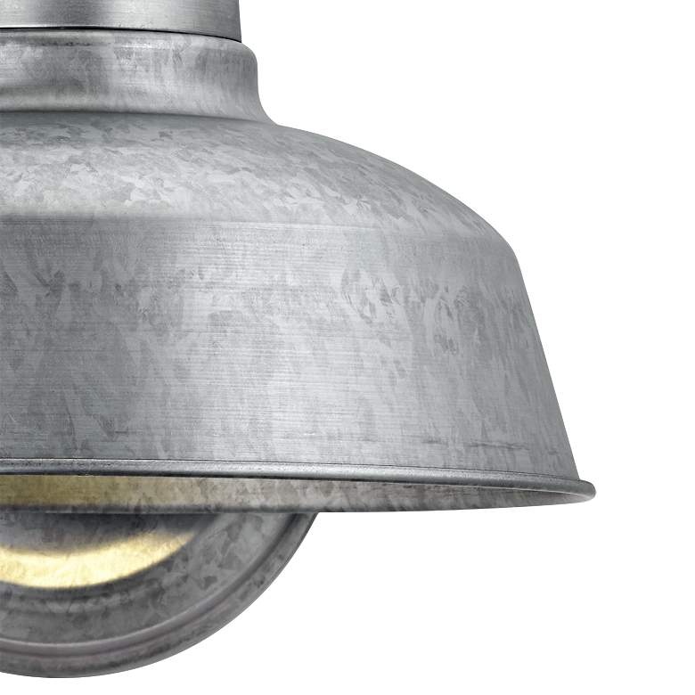 Image 2 Urban Barn 13" High Galvanized Steel Wall Sconce more views