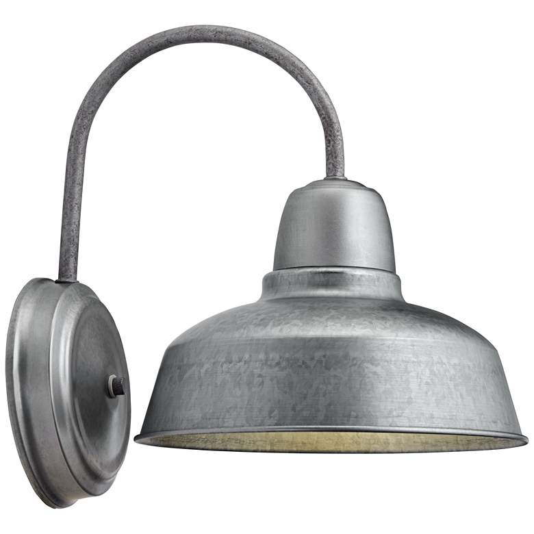 Image 5 Urban Barn 13" High Galvanized Steel Wall Sconce more views