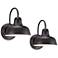 Urban Barn Bronze Indoor-Outdoor Wall Lights Set of 2