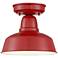 Urban Barn Collection 10 1/4" Wide Red Outdoor Ceiling Light