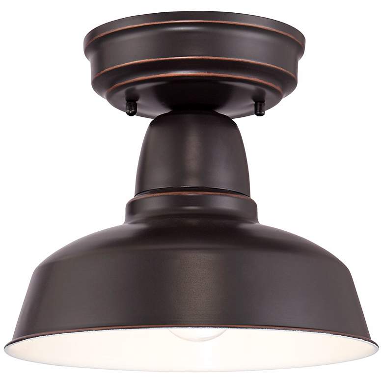 Urban Barn Collection 10 1/4&quot;W Bronze Outdoor Ceiling Light more views