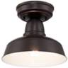 Urban Barn Collection 10 1/4"W Bronze Outdoor Ceiling Light