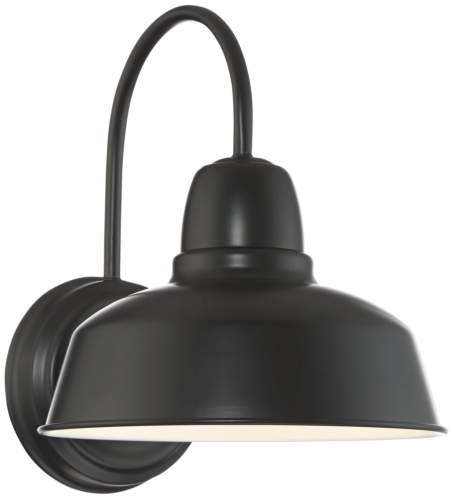 Urban Barn Collection 13" High Black Outdoor Wall Light 13F69