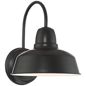 Image3 of Urban Barn Collection 13" High Black Outdoor Wall Light