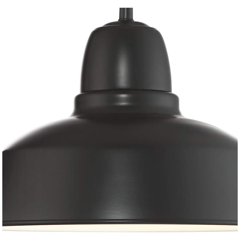Image 5 Urban Barn Collection 13 inch High Black Outdoor Wall Light more views