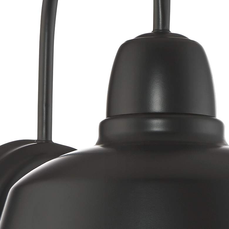 Image 4 Urban Barn Collection 13" High Black Wall Sconce more views
