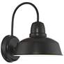 Urban Barn Collection 13" High Black Wall Sconce in scene