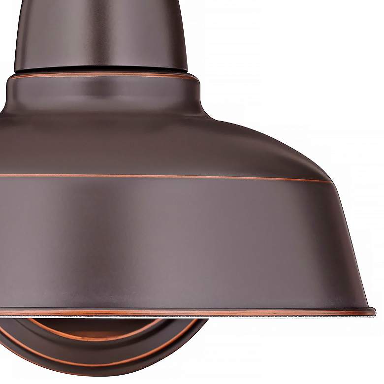 Image 2 Urban Barn Collection 13" High Bronze Wall Sconce more views