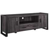 Urban Blend 60&quot; Wide Charcoal Gray Media TV Stand Console