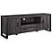 Urban Blend 60" Wide Charcoal Gray Media TV Stand Console