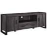Urban Blend 60" Wide Charcoal Gray Media TV Stand Console