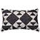 Urban Boho Charcoal Geometric 21" x 13" Accent Pillow