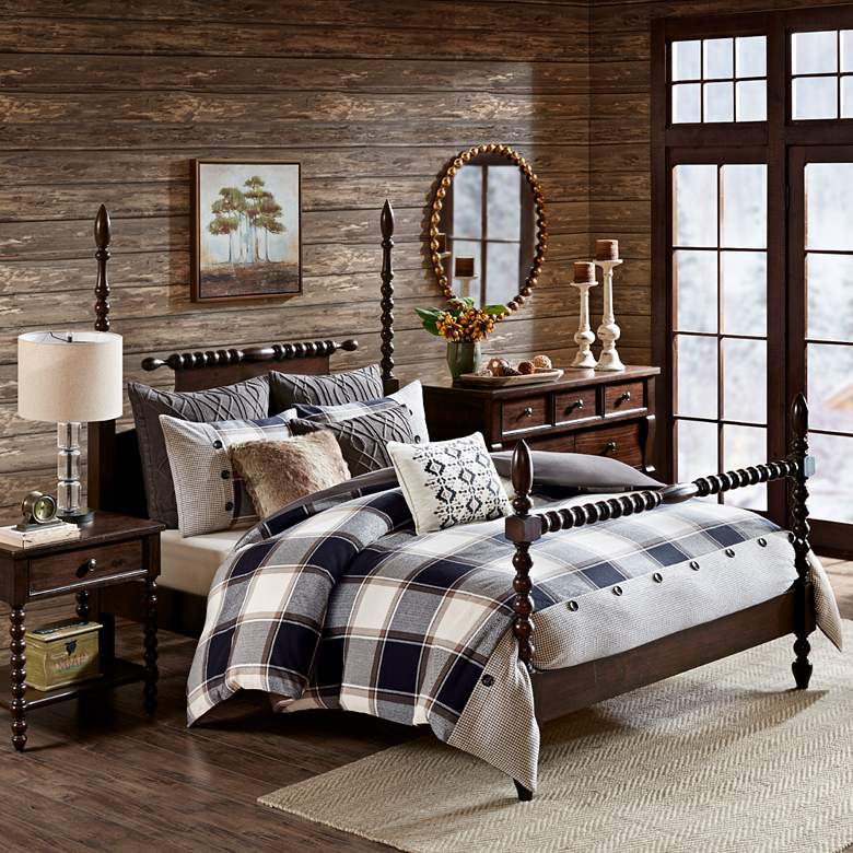 Image 1 Urban Cabin Brown 8-Piece Queen Comforter Set