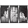 Urban City Triptych Set of 3 Architectural Wall Art Prints