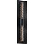 1_Urban Edge 26" High Textured Black 2-Light Wall Sconce