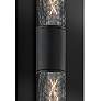 2_Urban Edge 26" High Textured Black 2-Light Wall Sconce more views