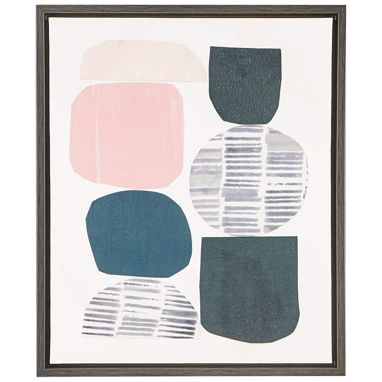 Image 4 Urban Habitat Gray Rock Garden 23 1/2"H 2-Piece Wall Art Set more views