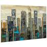 2_Urban Lights I" Frameless Free Floating Tempered Art Glass Wall Art more views