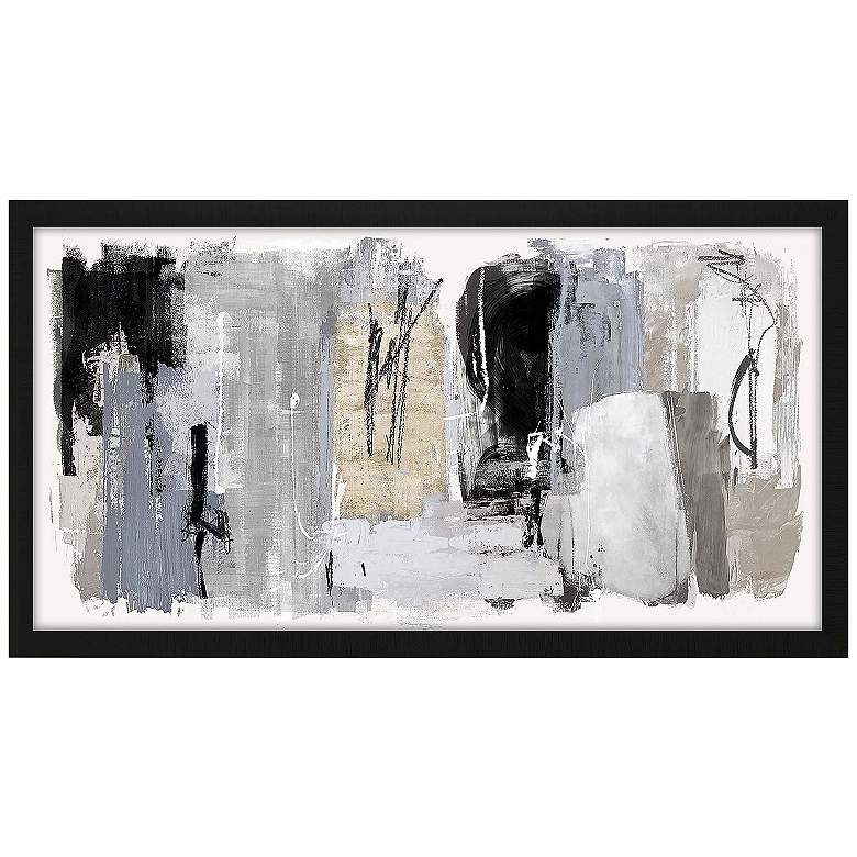 Image 1 Urban Scrawl 51"W x 27"H Framed Art