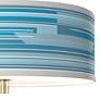 Urban Stripes Giclee 14" Wide Ceiling Light