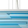 2_Urban Stripes Giclee 24" Wide 4-Light Pendant Chandelier more views
