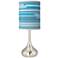 Urban Stripes Giclee Droplet Table Lamp