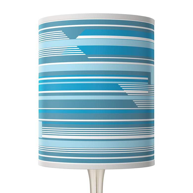 Image 2 Urban Stripes Giclee Droplet Table Lamp more views