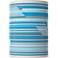 Urban Stripes Giclee Round Cylinder Lamp Shade 8x8x11 (Spider)