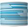 Urban Stripes Giclee Round Drum Lamp Shade 14x14x11 (Spider)