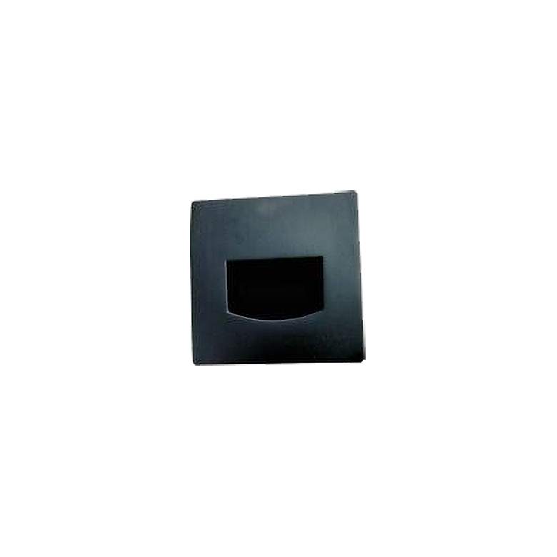 Image 1 Urbana 3 1/4 inch Wide Black LED Edge Step Light