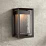 Urbandale 13" High Antique Bronze LED Outdoor Wall Light