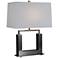 Urbane Brushed Satin Metal Table Lamp