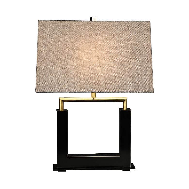 Image 1 Urbane Dark Bronze Metal Table Lamp