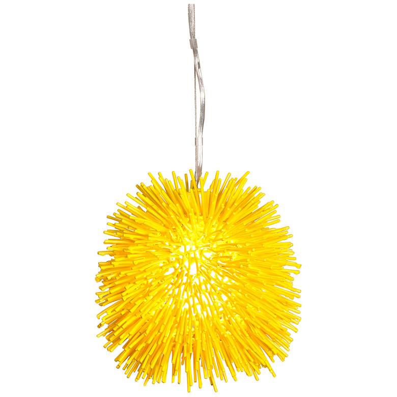 Image 1 Urchin - 1 Light Mini Pendant - Yellow