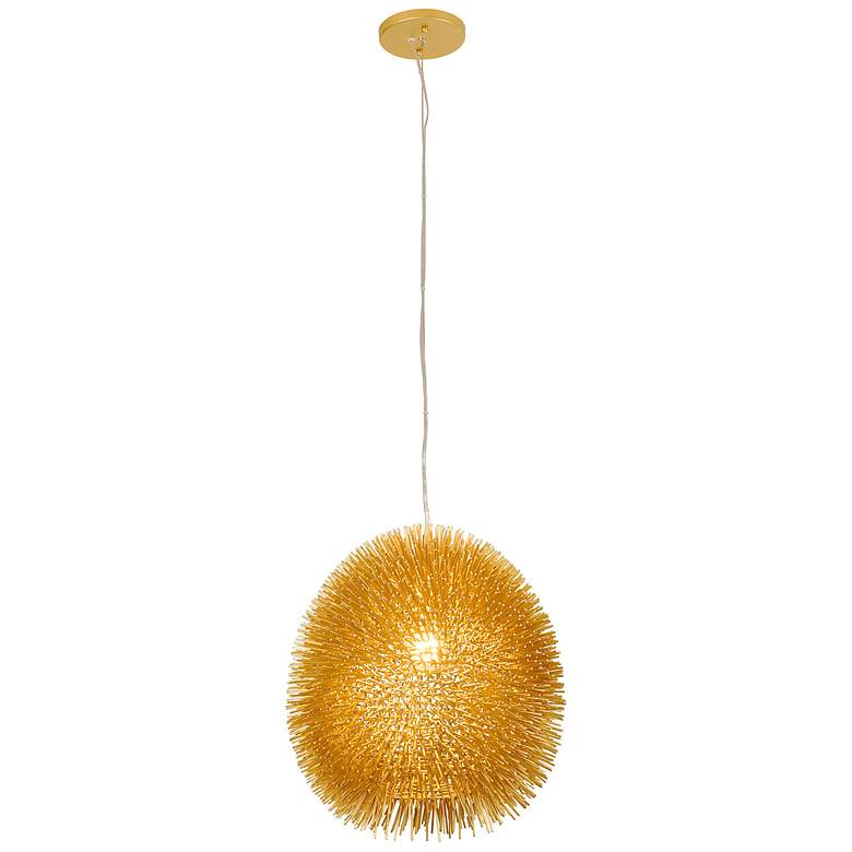 Image 1 Urchin - 1 Light Pendant - Gold Finish