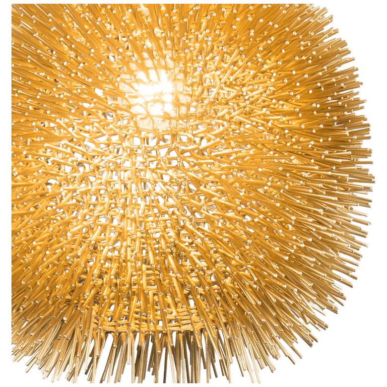 Image 2 Urchin - 1 Light Pendant - Gold Finish more views