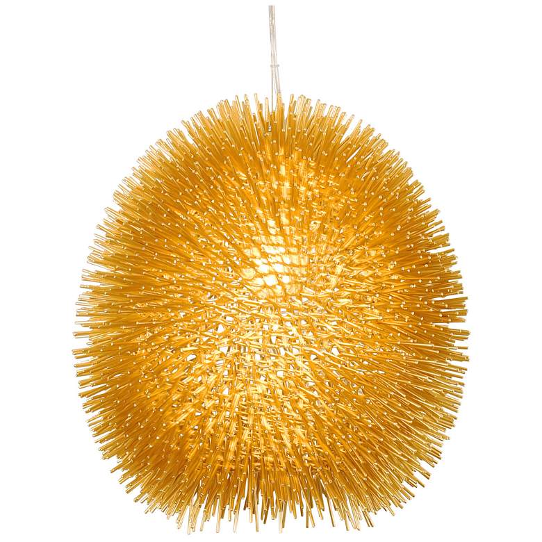 Image 3 Urchin - 1 Light Pendant - Gold Finish more views