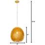 5_Urchin - 1 Light Pendant - Gold Finish more views