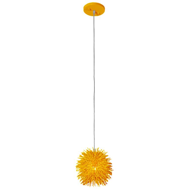 Image 1 Urchin - 1 Light Pendant - Yellow