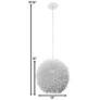 4_Urchin 13" Wide White Pendant more views