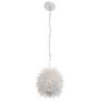1_Urchin 9" White Mini Pendant