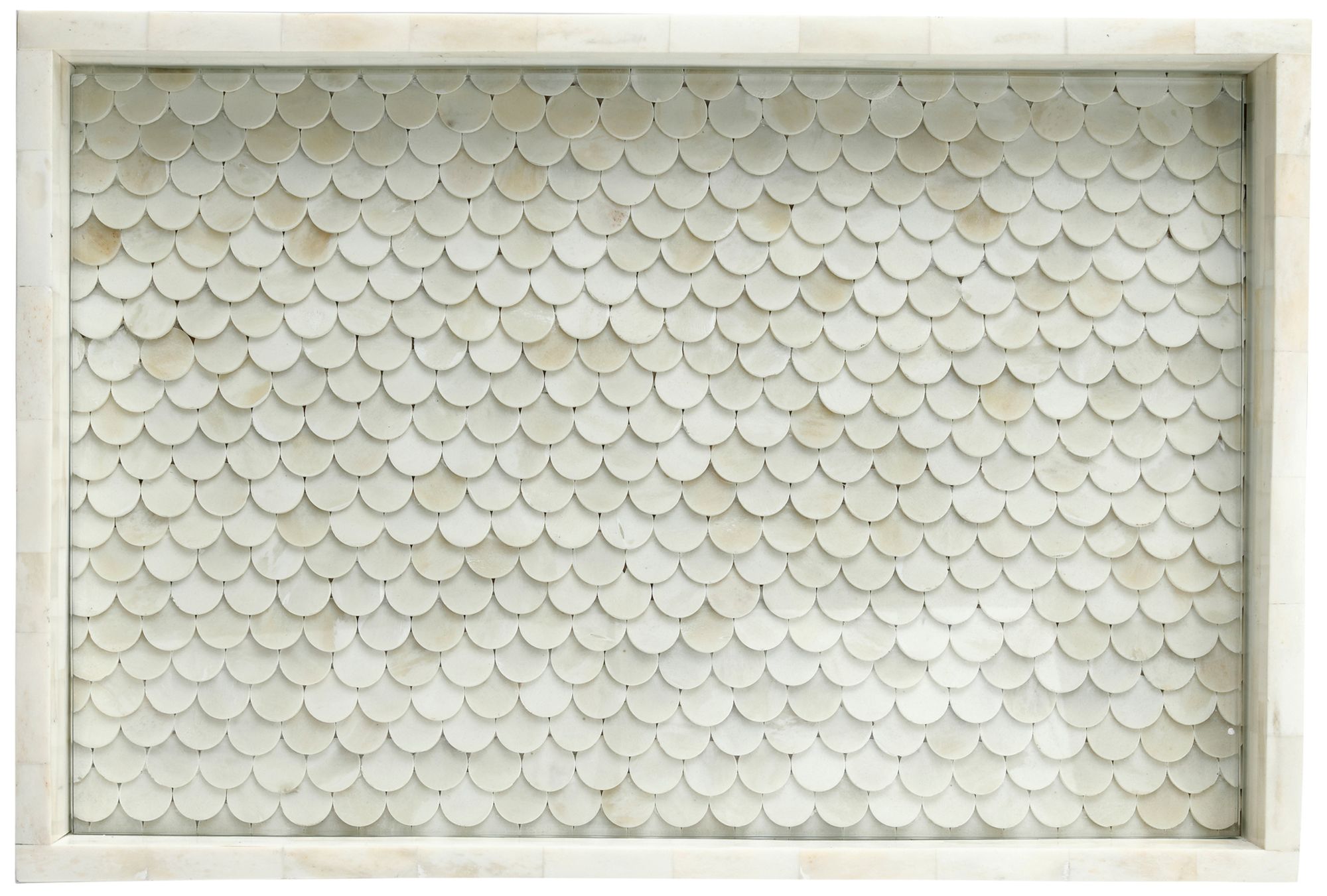 Image 3 Uroko Natural White Rectangular Tray more views